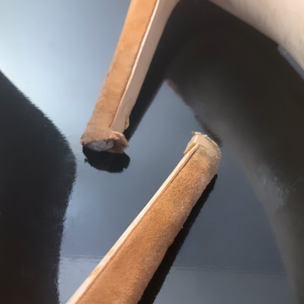 GUESS Natural Multi Suede Heels - Picture 4 of 5